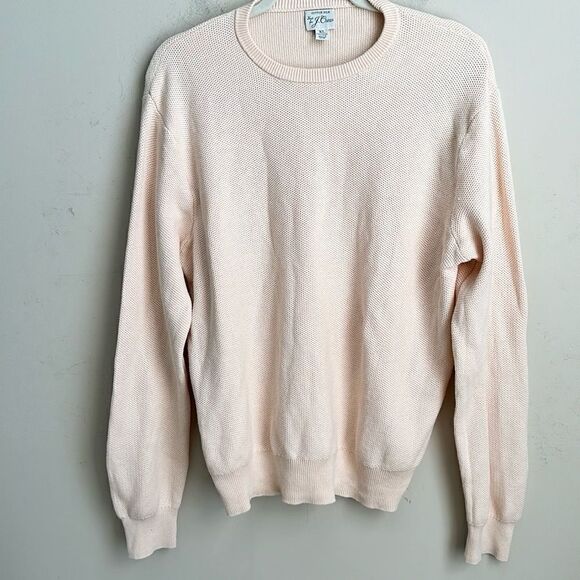 J. Crew Cotton Silk Crewneck Sweater XL - Picture 1 of 6